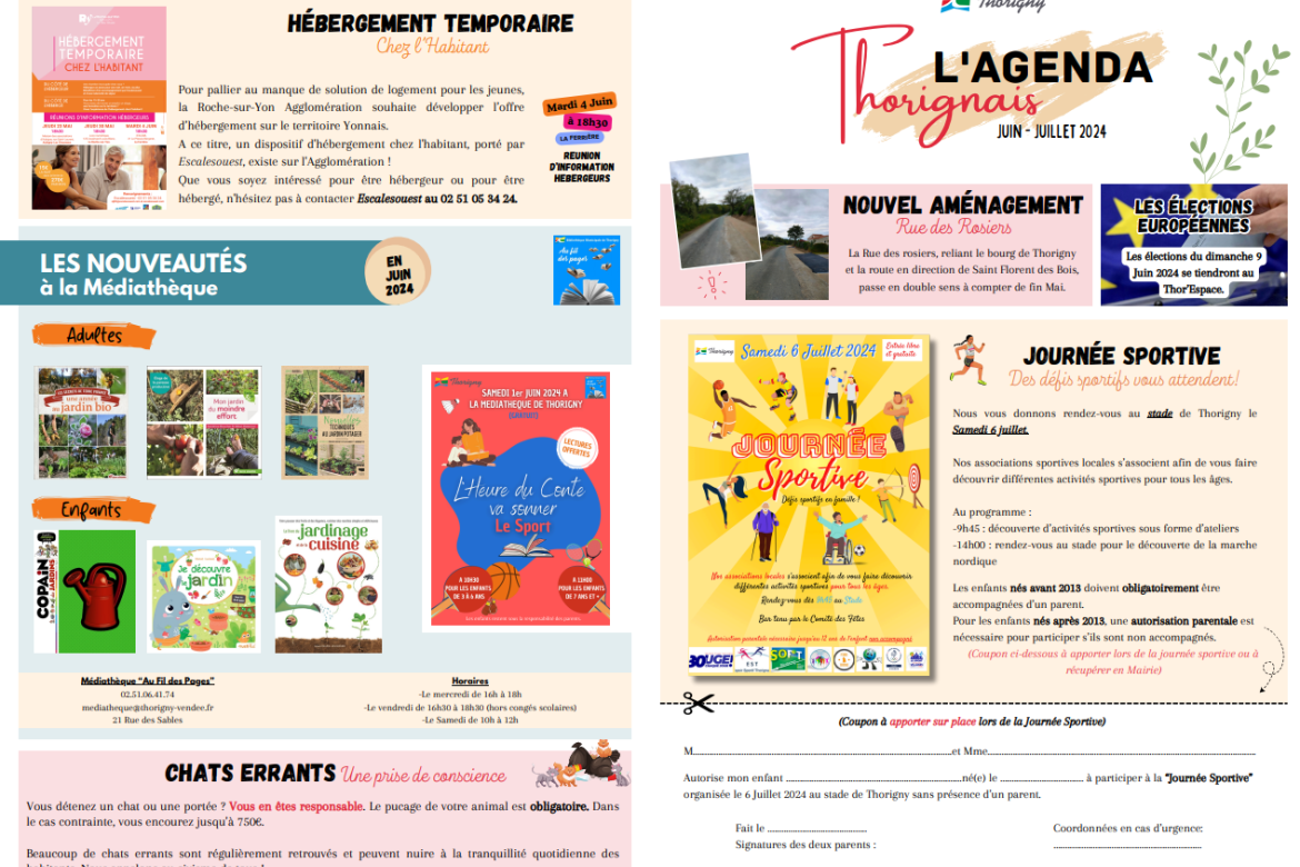 AGENDA JUIN-JUILLET 2024