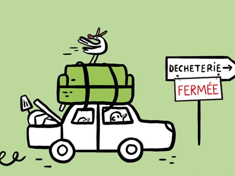FERMETURE EXCEPTIONNELLE DECHETERIES LE 12 MARS