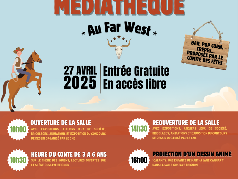 FETE DE LA MEDIATHEQUE CE DIMANCHE 