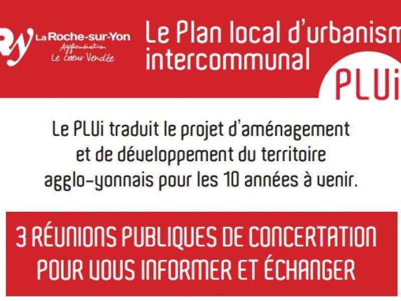 Réunions publiques de concertation PLUI