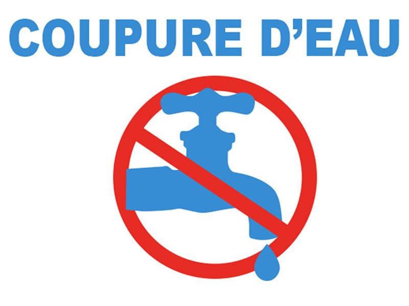 VEOLIA nous informe d'une interruption de l'alimentation en eau
