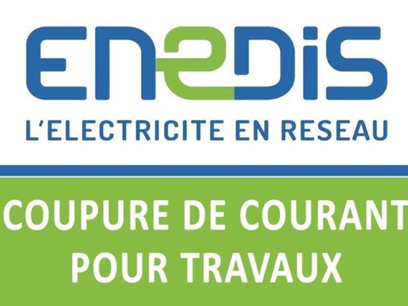 COUPURE DE COURANT LE LUNDI 16 DECEMBRE 2025